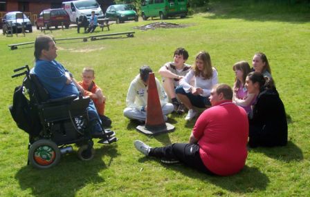 Working with young people and a cone??